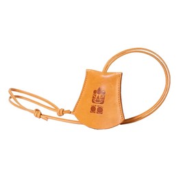 Emono BILLIKEN Crochet Key Case, Key Cover, Key Holder, Necklace, Key Holder, Neck Hanging, Leather Craft, Leather Accessories, Cowhide Leather, Stylish, Gift, green