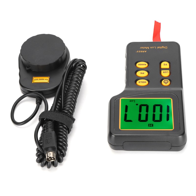 Illuminance Meter Photometric Measurement Data Retention Accurate High Sensitivity 3‑Gear