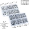 8000pcs Hotfix Rhinestones Flatback,Rhinestones for Crafts Clothes Mixed 6 Sizes,