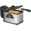 Elite Gourmet EDF2100 Electric Immersion Deep Fryer Removable Basket Adjustable