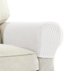 Premium Polyester Sofa Arm Cover, Scratch Resistant Protector Covers,Elastic Armrest