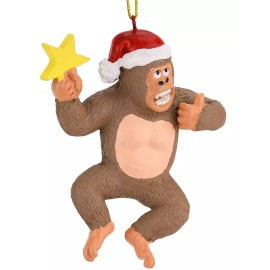 Tree Buddees King Kong Climbing The Tree Large Christmas Ornament Xmas Funny