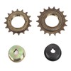 2PCS Freewheel Left Drive Adapter Set Iron 16T 18T Bike