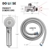 Shower Head, High Pressure 6 Setting Shower Head Hand-Held with