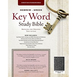 The Hebrew-Greek Key Word Study Bible: CSB Edition, Black Genuine (Key Word Study Bibles)