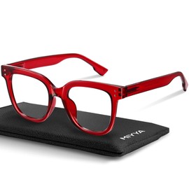 miyya Oversized Blue Light Glasses For Woman, Fashion Computer Screen Glasses, Non Prescription Eyeglasses For Women
