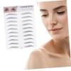 Housoutil 2pcs Brow Tint Eyebrow Stickers for Men Women Eyebrows