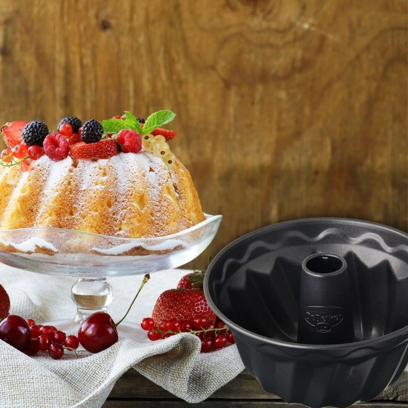 Dr. Oetker Tradition 18 cm Non-Stick Bakeware Guglehupf Mould, Black