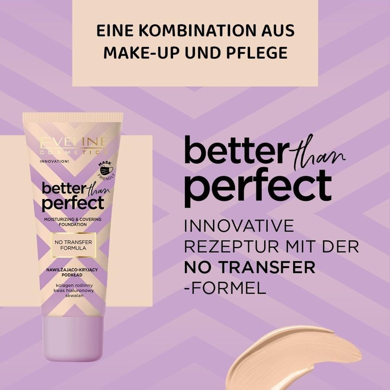 EVELINE COSMETICS Eveline Cosmetics Better Than Perfect Foundation - Leicht,