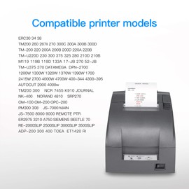 LxTek 30 Pack Compatible ERC30 Ribbon Replacement for ERC-30, ERC 30 34 38 B/R Used with Epson ERC30 ERC34 ERC38 NK506 Printer (Black and Red) Tray