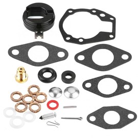 YJGZSVK Carburetor Carb Repair Rebuild Kit with Float for Johnson/Evinrude 3 4 5 5.5 6 7.5 10 15 18 HP 439071 383052 382048 383067 398532