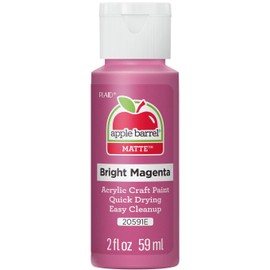 Apple Barrel Acrylic Paint in Assorted Colors (2-Ounce), 20591 Bright Magenta