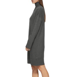 QS Women's Knitted Dress, Grey/Black 99w0