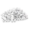 Pack of 100 Pull Rivet Nuts, Aluminium Flat Head Nuts,