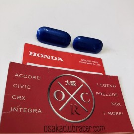 Honda OEM Honda 00-09 S2000 Front License Plate Mounting Hole Plugs Caps Laguna Blue