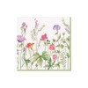 Caspari French Floral Paper Cocktail Napkins - 20 Per Package