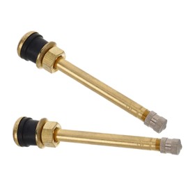 iplusmile 2pcs Tubeless Tire Valve Stems for Truck Durable Copper Valve Stem Extension Adaptors Effortless Installation for Cars and Buses Lightweight and Portable Design