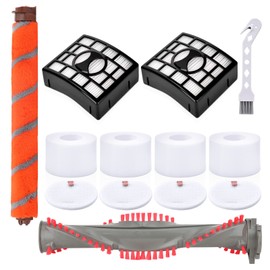 Leadaybetter UV810 Roller Brush Filter Replacement for Shark DuoClean NV800 NV800W NV801 NV801Q NV803 Powered Lift Away Speed Upright Vacuum, Compare to Part # 1147FT800 & 1148FT800 & XHF680 & XFF680