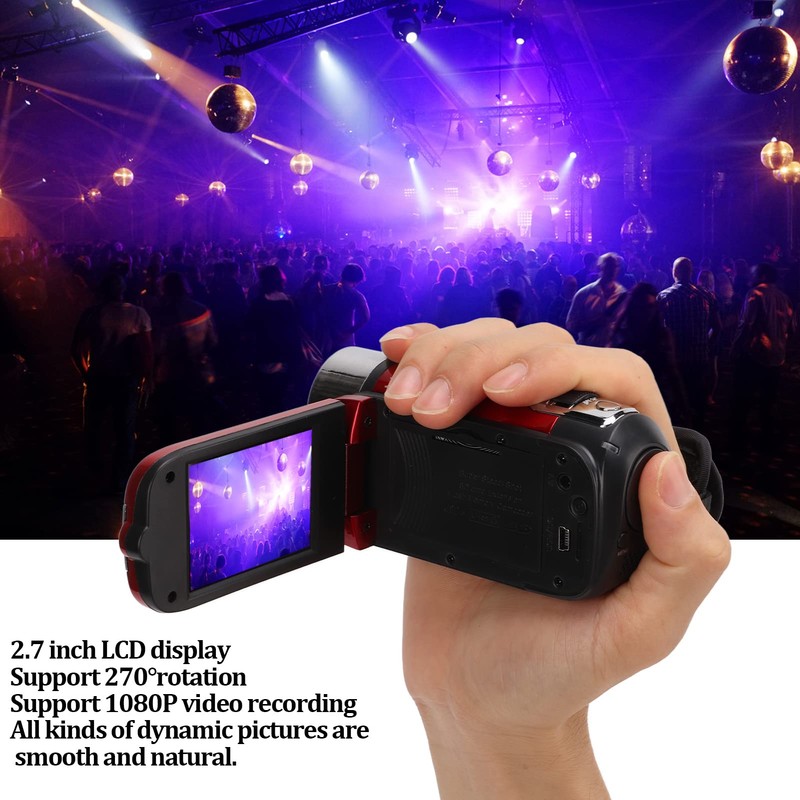 4K 48MP Digital Video Camera Camcorder, 16X Digital Zoom Camera
