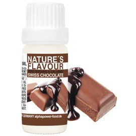 Flavour Drops Zuckerfrei SCHWEIZER SCHOKO, 100% natürliches liquid Lebensmittel Aroma I Backaroma, Quark und Shake - Geschmack zum Tropfen, füssig Flavdrops