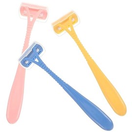 3-Piece Hair Trimmer Set Stainless Steel Shaver for Hair Eyebrow Trimmer for Girl Women