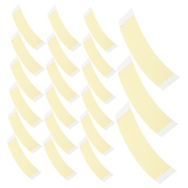Gatuida 36pcs Post Glue Stickers Invisible Hairpiece Tape Human Hair Tape in Extensions Fiber Yellow