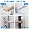Grab Bars for Shower,Suction Shower Handles,2 Pack,16.8",Grey | Stable Safety