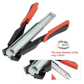 Hog Ring Pliers, Hog Cage Rings Pliers with Ring C-type Clip Installation Equipment Tool for Animal Fence, Durable and Suitable for Various Work Environments
