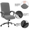 Daelesr Stretch Office Chair Covers, High Back Computer Seat Cover,