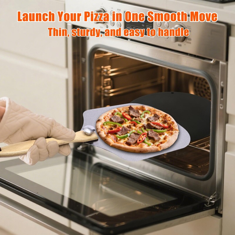 Hisencn 13" Round Pizza Steel for Oven & Grill –