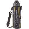 Wahei Freiz Water Bottle, Direct Drinking, Stainless Steel Bottle, 1L,