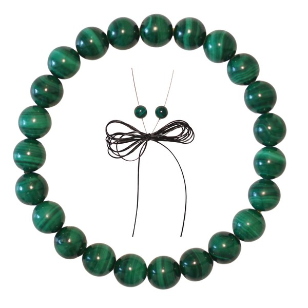 Green Malachite Bracelet for Men Women Healing Transformation Beaded Bracelet