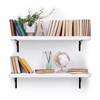 Hiceeden 12 Pack Heavy Duty Shelf Brackets, 8 in x