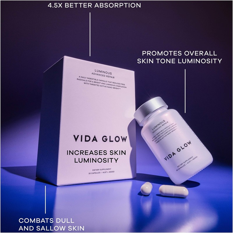 Vida Glow Luminous Capsules - 30 Capsules