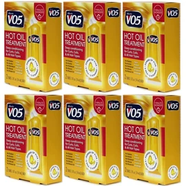 VO5 6 Packs VO5 Hot Oil Deep Conditioning Hair Treatment (2 Tubes/Pk Total 12 Tubes)