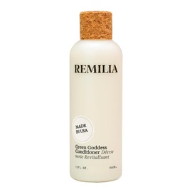 Remilia Hair Acondicionador de Romero para Cabello Seco Dañado con Aceite de Aguacate, Aceite de Coco y Té Verde - Acondicionador Natural Diosa Verde, 10.1 fl oz