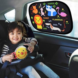 astarye Solar Protection Car SunShade Side Window Windscreen Roof Window for Children Adults Adsorption Electrostatic…