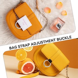 NJCXOLA Pack of 20 Round Carabiner Hooks O-Ring Zinc Alloy Carabiner Spring Split Rings Key Ring Small for Crafts, Bag Accessories, Inner Diameter 13 mm x Outer Diameter 20 mm