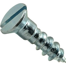 Hard-to-Find Fastener 014973311629 Slotted Flat Wood Screws, 10 x 3/4, Piece-40