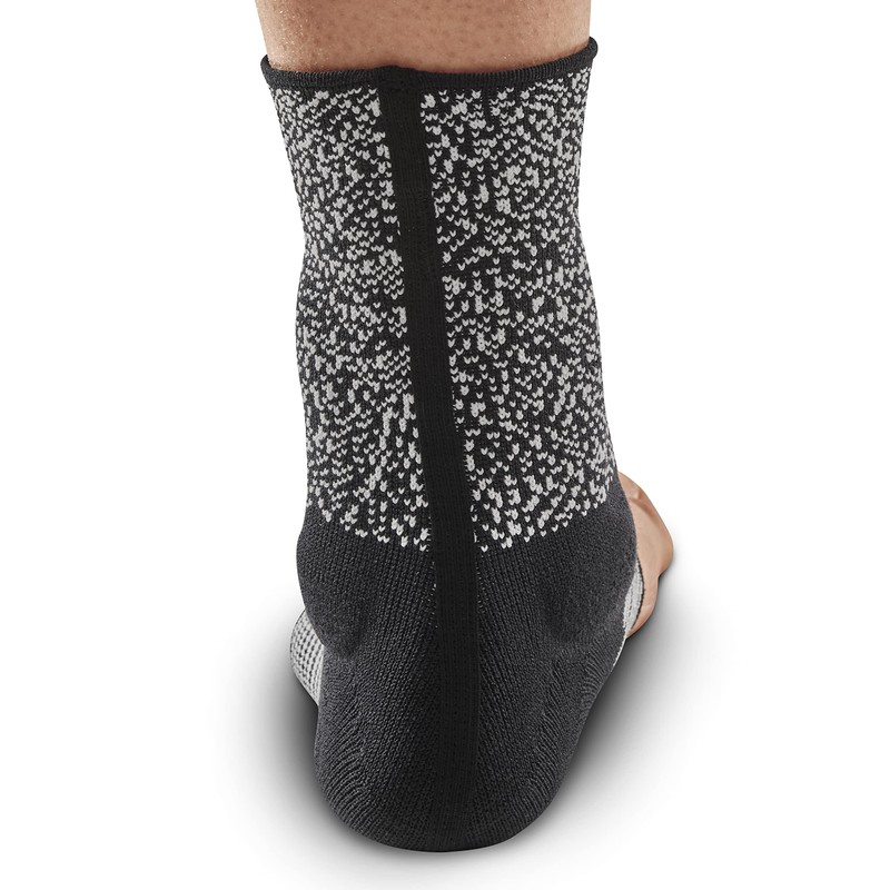 CEP Max Support Ankle Sleeve, Black/White, Unisex, S
