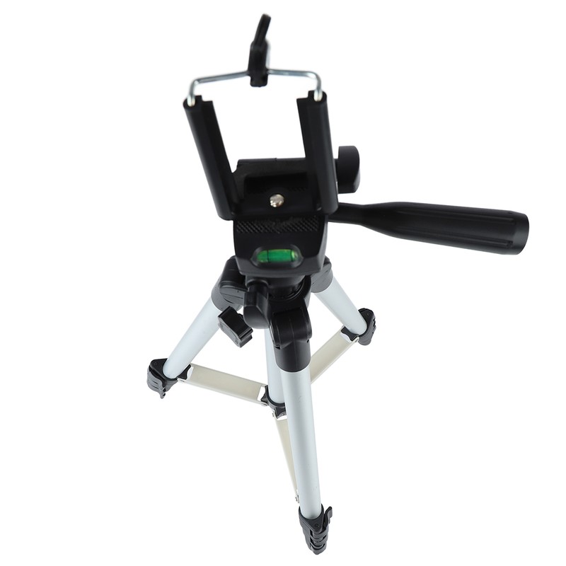 Camera Tripod with Mobile Phone Holder Portable Extendable Travel Camera