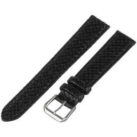 Hadley-Roma Men's 18mm Leather Watch Strap, Color:Black (Model: MSM843RA-180)