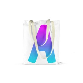 Bonamaison Printed Shopping Bag, Reusable Bag, Foldable Fabric Bag with Two Long Handles, Size: 48 x 55 cm