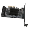 Adapter Card 6Gbps PCIE 4X to 10 Ports SATA3.0 Multi