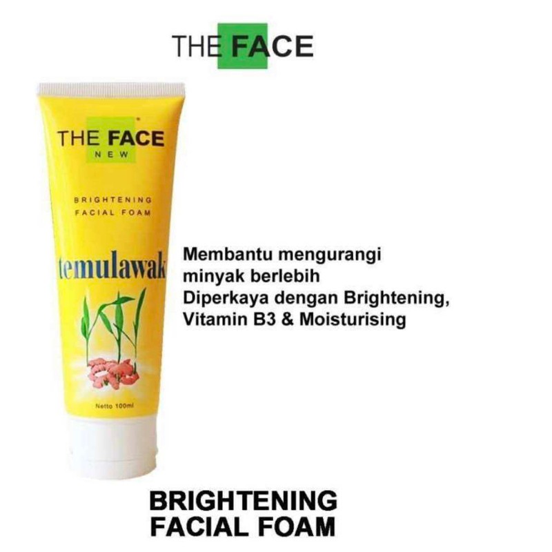 TEMULAWAK BRIGHTENING FACIAL FOAM ORIGINAL 100%BPOM