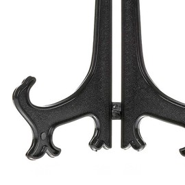 Folding Plate Stand Countertop Display Rack Centerpieces Easel Office Dorm, 6 Inch