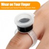 100 Unidades de Anillos de Tinta para Tatuajes, Vasos Desechables
