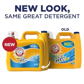 Arm & Hammer Arm & Hammer Plus OxiClean Fresh Scent, 128 Loads Liquid Laundry Detergent, 166.5 Fl oz