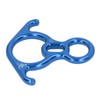 Descender Gear Aluminium Alloy 40KN Pulling Force Ox Horn Shaped