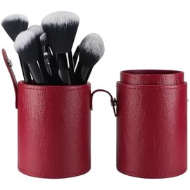 Makeup Brush Holder Travel, Compact Lightweight Accessory for Travel and Daily Use - Kososuru Makeup Brush Pu Leather